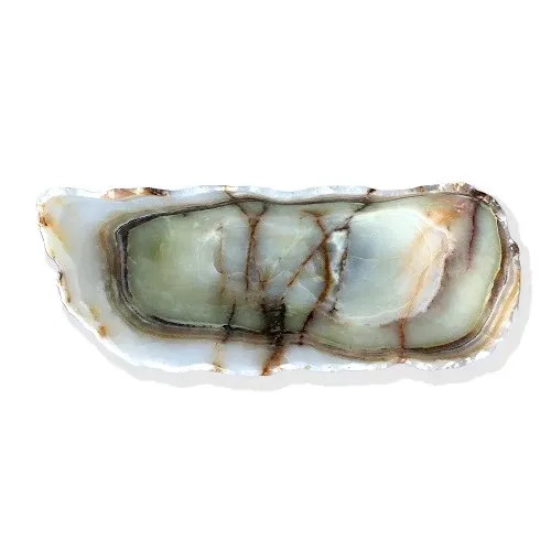 Raw Edge Natural Free Form Onyx Bowl - X-Large | ModishStore | Decorative Bowls