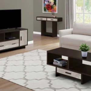 15.5" X 47.25" X 23.75" Cappuccinotaupe Reclaimed Wood Look TV Stand By Homeroots | TV Stands | Modishstore