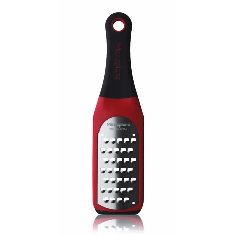 Microplane Artisan Series Extra Coarse Grater, Red