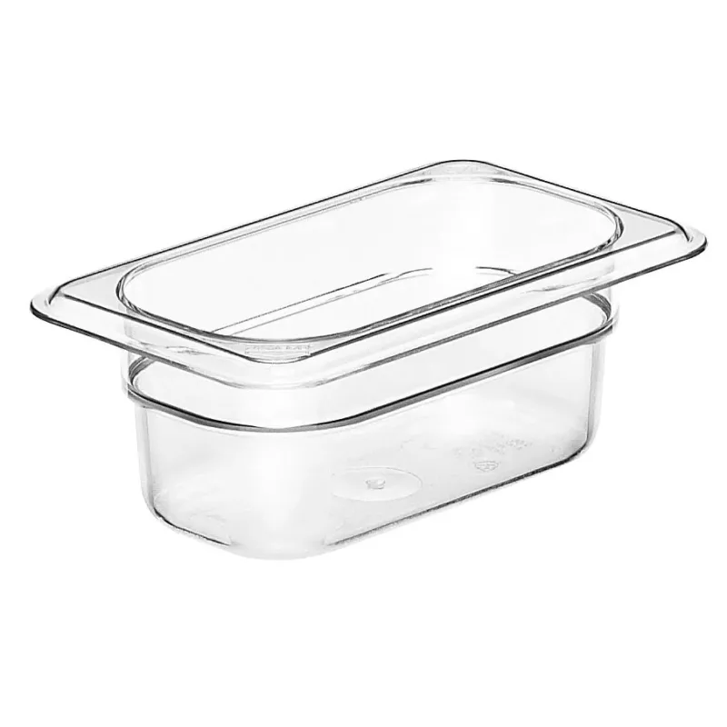Cambro | Camwear 1/9 Size Food Pan, Clear - ChefEquipment.com