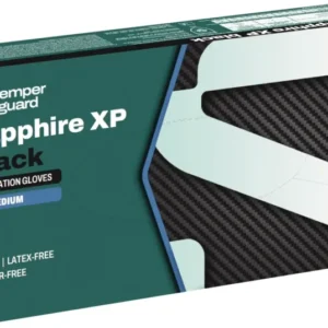 Semperguard Sapphire XP black Einweghandschuhe Nitril Größe S