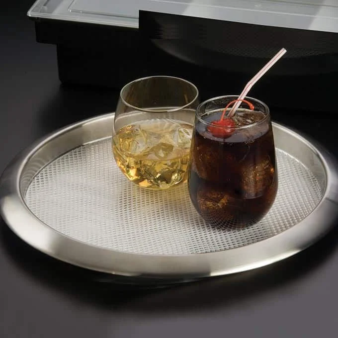 American Metalcraft Serving Tray Liner, 11 5/8" Diameter, Clear