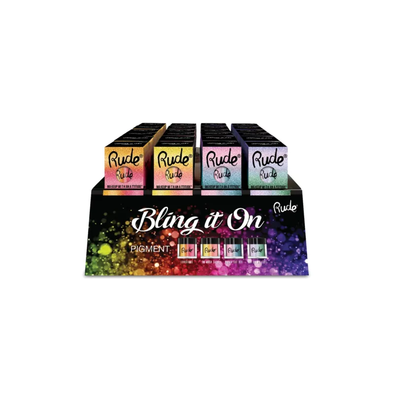 Bling It On Glitter Pigment Display Set, 48pcs