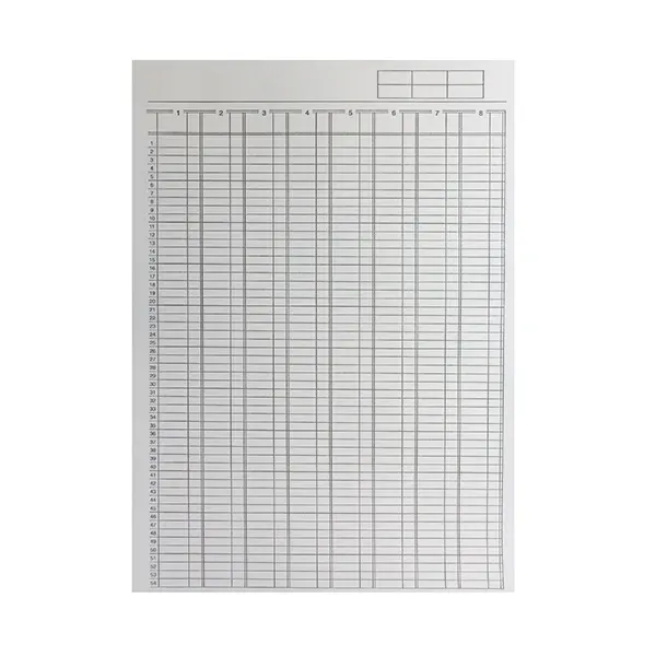 Q-Connect 8-Column Analysis Pad A4 KF01082