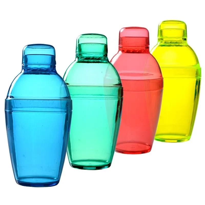 Plastic 3 piece Cocktail Shaker - 7oz