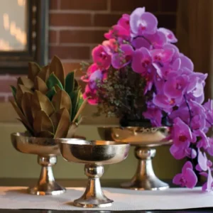 Vienna Compote Set Of 4 By Accent Decor | Planters, Troughs & Cachepots | Modishstore - 1
